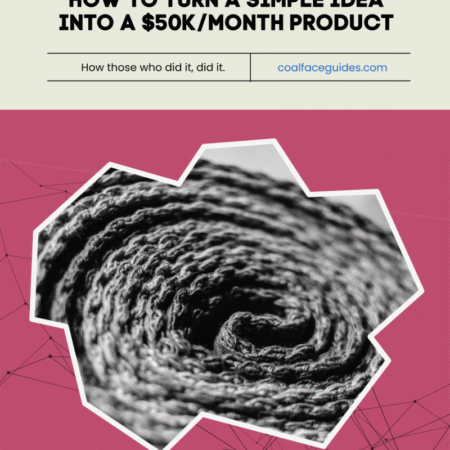 How to Turn a Simple Idea into a 50K a Month Product